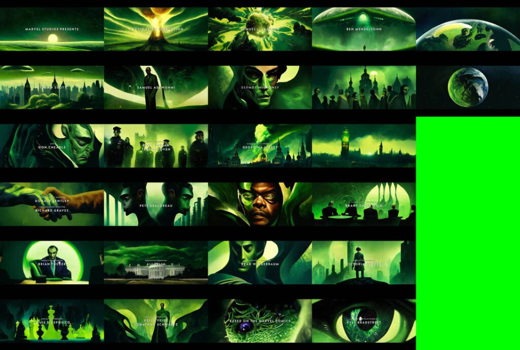 Opening credits Marvel's Secret Invasion